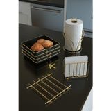 Karteya Ekmek Sepeti Ve Servis Sunum Seti Havluluk Peçetelik Nihale Ekmeklik -4'lü Set