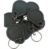 Kartlı Geçiş Manyetik Anahtarlık Rfid Keyfob Göstergeç 125 Khz Proximity 40 Adet - Gri