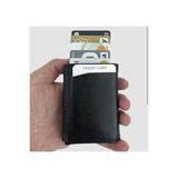 Kartlı Kağıt Para Bölmeli Otomatik Mekanizmalı Unisex Cüzdan Kartlık