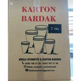 Karton Bardak 50*6 3000 Adet - Beyaz