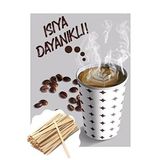 Karton Bardak (7oz) 1000 Adet - Ahşap Karıştırıcı 1000 Adet
