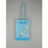 Karton Çanta Mavi Bebekli 11cm X 17cm - 1 Adet