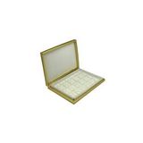 Karton Çikolata Kutusu 24 lü Separatörlü 23.4X31.5 CM Altın