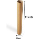Karton Masura Boy 145 cm Iç Çap 8 cm Balonlu Naylon Masurası (1 Adet Fiyatıdır ) - Kahverengi