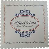 Karton Pasta Altlığı Beyaz 25 x 25 (100 Adet) - 053 - Çok Renkli