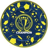 Karton Tabak 23CM 8li -Champion Sarı Lacivert-
