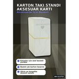 Karton Takı Standı 5.5X12 Cm 200 Adet Renk Aksesuar Sergileme Kartı Bx-313752 Vitrin