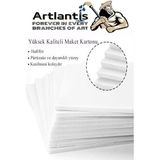 Kartonu Beyaz Fotoblok 3 mm 35X50 cm 5 Adet Hobi Sanat Okul Köpüklü Straforlu Maket Kartonu