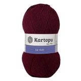 Kartopu Ak Soft K110 Bordo İplik