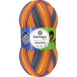 Kartopu Aksoft Batik Ebruli El Örgü İpi 59224