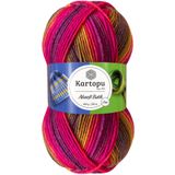 Kartopu Aksoft Batik Ebruli El Örgü İpi 59227