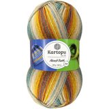 Kartopu Aksoft Batik Ebruli El Örgü İpi 59229