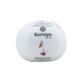 Kartopu Amigurumi Oyuncak Punch Panç Örgü İpi (K010 Beyaz)