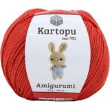 Kartopu Amigurumi Oyuncak Punch Panç Örgü Ipi (K1170 Nar Çiçeği) - Çok Renkli - Standart - Genel