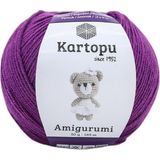 Kartopu Amigurumi Oyuncak Punch Panç Örgü Ipi (K727 Mürdüm) - Çok Renkli - Standart - Genel