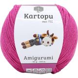 Kartopu Amigurumi Oyuncak Punch Panç Örgü Ipi (K734 Fuşya) - Çok Renkli - Standart - Genel