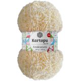 Kartopu Anakuzusu %100 Polyester El Örgü Ipi K025 Krem