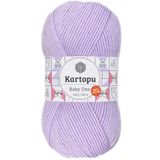 Kartopu Baby One Tüylenmeyen Bebek Yünü Açık Lila K706 (Yeni Renk)
