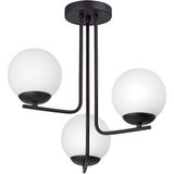 Kartopu Camlı Modern Yemek Masası Salon Yatak Odası Avize - 1'li