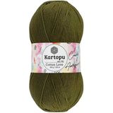 Kartopu Cotton Love El Örgü Amigurumi İpi Yünü 100 gr K409 Haki