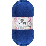 Kartopu Cotton Love El Örgü Amigurumi İpi Yünü 100 gr K627 Koyu Mavi