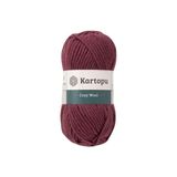 Kartopu Cozy Wool K1707 Mürdüm %25 Yün Karışımlı Kalın Örgü Ipi Atkı & Bere Ipi