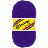 Kartopu Flora Patiklik Çoraplık El Örgü Ipi 100 gr - Mor