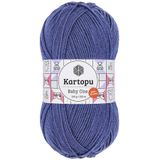 Kartopu K.artopu Baby One Tüylenmeyen El Örgü Ipi Yünü Açık Lacivert K604