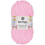 Kartopu K.artopu Yumurcak Kadife El Örgü Ipi Canlı Pembe K767