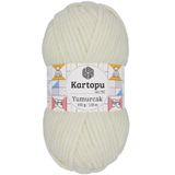 Kartopu K.artopu Yumurcak Kadife El Örgü Ipi Kırık Beyaz K011