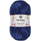 Kartopu K.artopu Yumurcak Kadife El Örgü Ipi Lacivert K635