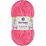 Kartopu K.artopu Yumurcak Kadife El Örgü Ipi Pembe K798