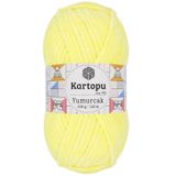 Kartopu K.artopu Yumurcak Kadife El Örgü Ipi Sarı K333