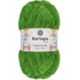 Kartopu K.artopu Yumurcak Kadife El Örgü Ipi Yeşil K469
