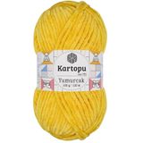 Kartopu K.artopu Yumurcak Kadife El Örgü Ipi Yumurta Sarı K320