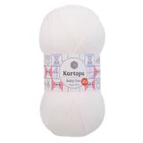 Kartopu K010 100 gr Kar Beyaz Baby One El Örgü İpi