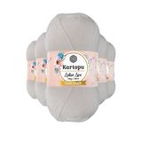 Kartopu K010 Beyaz Lotus Bikini Büstiyer Bluz Simli 5 Adet Örgü İpi