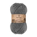Kartopu K1002 Koyu Gri Melange Wool El Örgü İpi