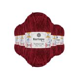 Kartopu K106 5 Adet Vişne Çürüğü Yumurcak Kadife El Örgü İpi