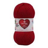 Kartopu K129 100 gr Kırmızı Baby Love Care El Örgü İpi