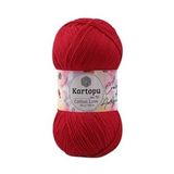 Kartopu K143 Kırmızı Cotton Love 100 gr El Örgü İpi