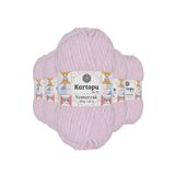 Kartopu K1562 5 Adet Toz Pembe Yumurcak Kadife El Örgü İpi