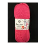 Kartopu K244 Şeker Pembe Baby One Tüylenmeyen El Örgü İpi Yünü