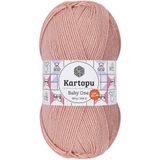 Kartopu K258 Pudra Baby One Tüylenmeyen El Örgü İpi Yünü