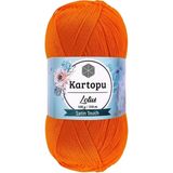 Kartopu K273 Turuncu Lotus Bikini Büstiyer Bluz Örgü İpi