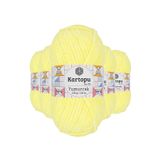 Kartopu K333 5 Adet Sarı Yumurcak Kadife El Örgü İpi