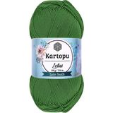 Kartopu K486 Çam Yeşili Lotus Bikini Büstiyer Bluz Örgü İpi