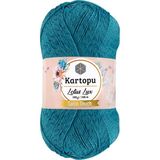 Kartopu K512 Turquaz Lotus Lux Bikini Büstiyer Bluz Simli Örgü İpi