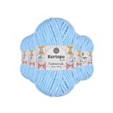 Kartopu K540 5 Adet Mavi Yumurcak Kadife El Örgü İpi