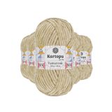 Kartopu K856 5 Adet Bej Yumurcak Kadife El Örgü İpi